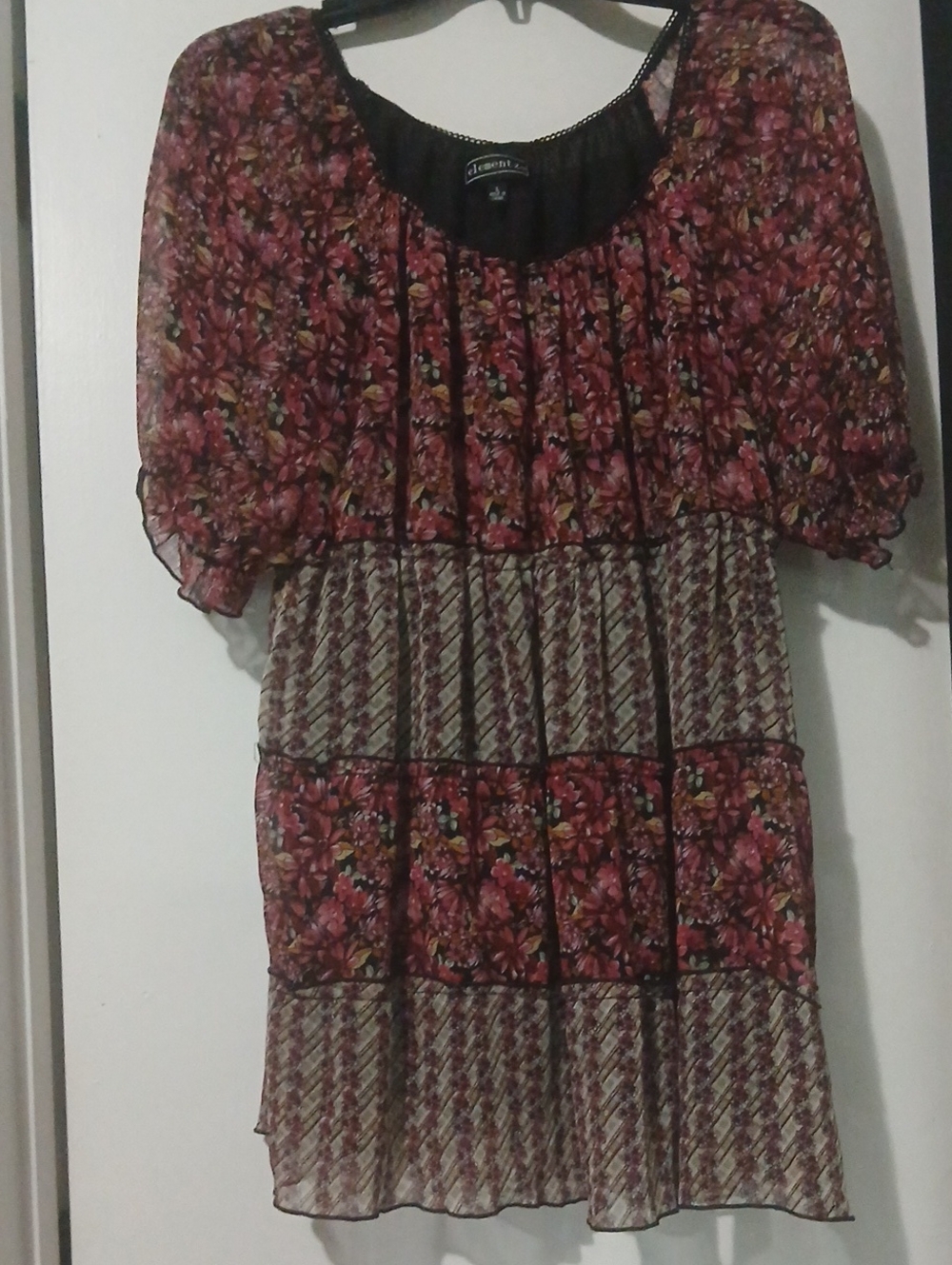 Off Shoulder Tunic Blouse